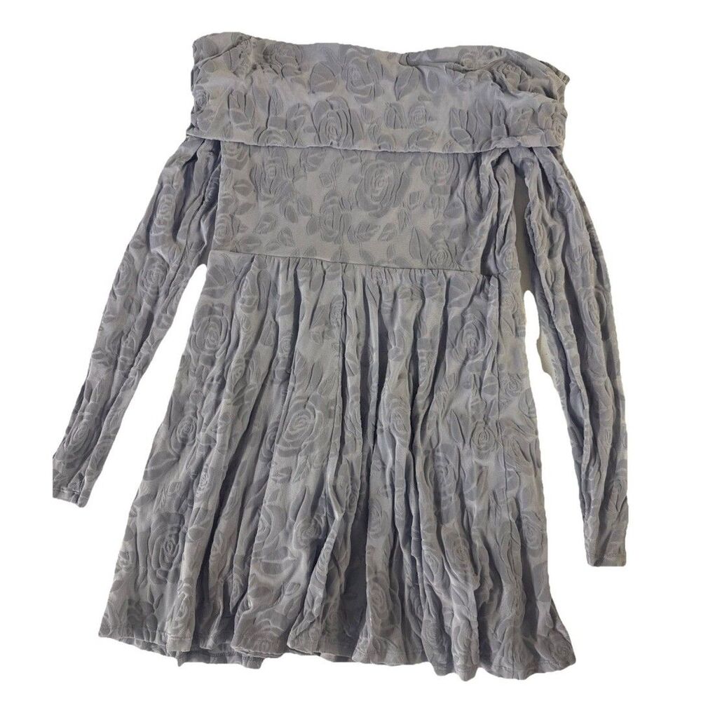 Wild Fable Women's Grey and Blue Dress